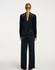 Palazzo Pant | Black Velvet