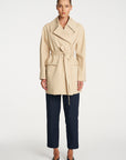 Wrap Trench | Bisque