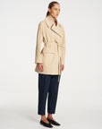 Wrap Trench | Bisque