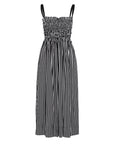 Mykonos Dress | Black and White Stripe