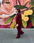 Venezia Reversible Tunic | Merlot