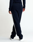 Base Layer Wide Leg Trouser | Navy