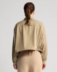 Simi Cropped Wind Breaker | Butterscotch