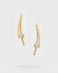 Buttress Earring | Gold and Pearl
