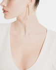 Buttress Earring | Gold and Pearl