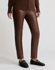 Tory Leather Pant | Chesnut