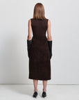 Gabriella Skirt | Coffee Suede