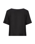 Ascoli Top | Black Viscose Twill