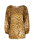 Umbria Top | Leopard Silk