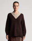 Parker Boyfriend Jumper | Espresso