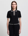 Base Layer Zip Polo | Black