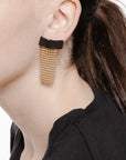 Tasha Short Earrings | Gold