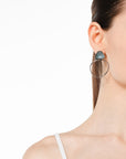 Tulip Earrings | Gun Metal