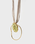 Orchid Cord Necklace | Yellow