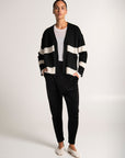 Ecuador Cardigan | Black/Chalk