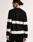 Ecuador Cardigan | Black/Chalk