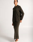 Ducru Hooded Top | Olive