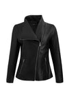 Nicolette Leather Jacket | Black