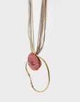 Orchid Cord Necklace | Pink