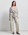 Eliana Cashmere Blend Knit | Oyster