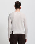 Maya Cashmere Blend Knit | Oyster