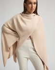 Molly Wrap Knit | Creme Brulee