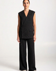 Luss Vest | Pinstripe