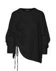 Alberca Tunic | Black Crepe Knit