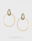 Periwinkle Earring | Gold Pearl