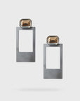 Aziza Earrings | Gun Metal