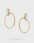 Periwinkle Earring | Gold Pearl