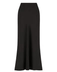 Emilia Bias Skirt | Black Viscose