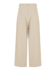 Capri Wide Leg Pant | Cream