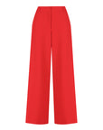 Capri Wide Leg Pant | Red