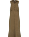 Toscana Sleeveless Dress | Olive