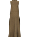 Toscana Sleeveless Dress | Olive