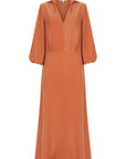 Toscana Empire Dress | Terracotta