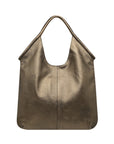 Bronze metallic tote bag