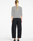 Relaxed Boat Neck | Banner Stripe