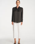 Soft Shirt | Mink Mirror Satin