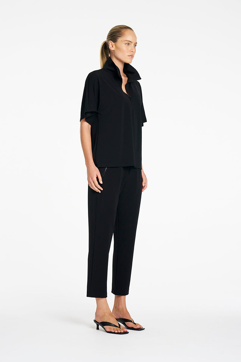 Powder Zip Pant |Black
