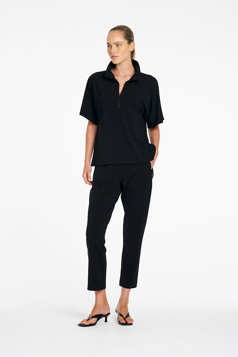 Powder Zip Pant |Black