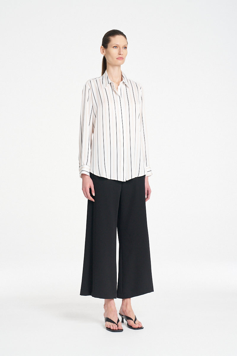Crop Suit Pant | Black