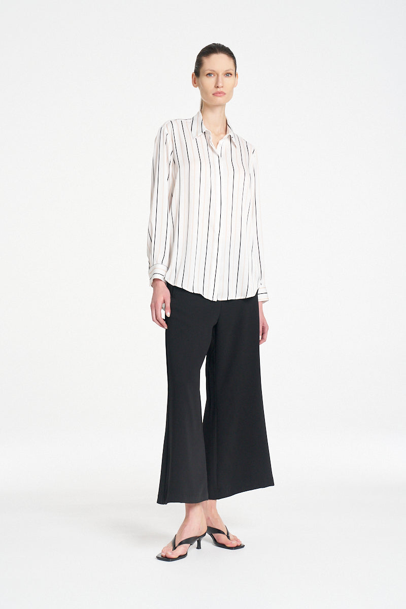 Crop Suit Pant | Black