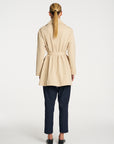 Wrap Trench  | Bisque