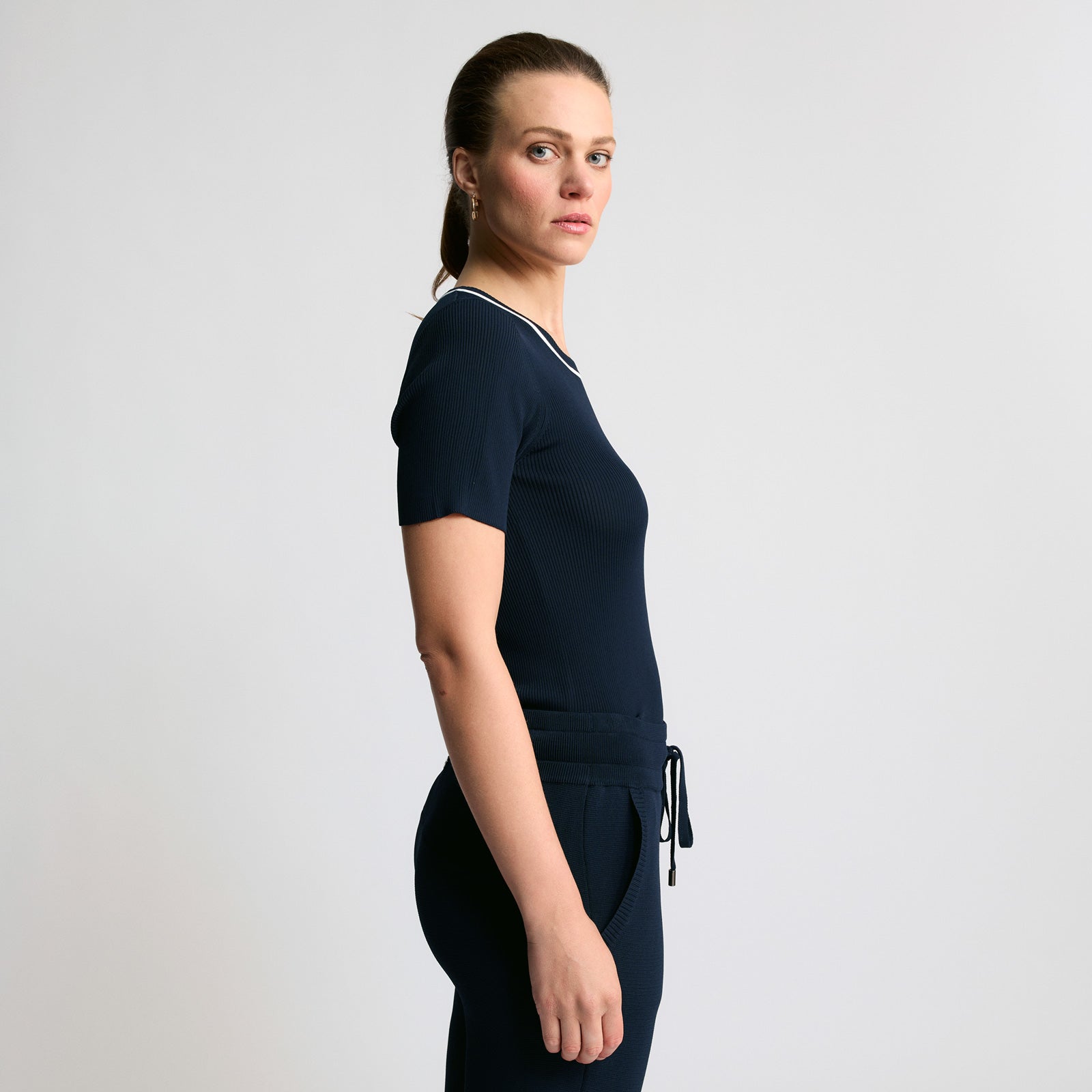Base Layer Stretch Knit Pant | Navy