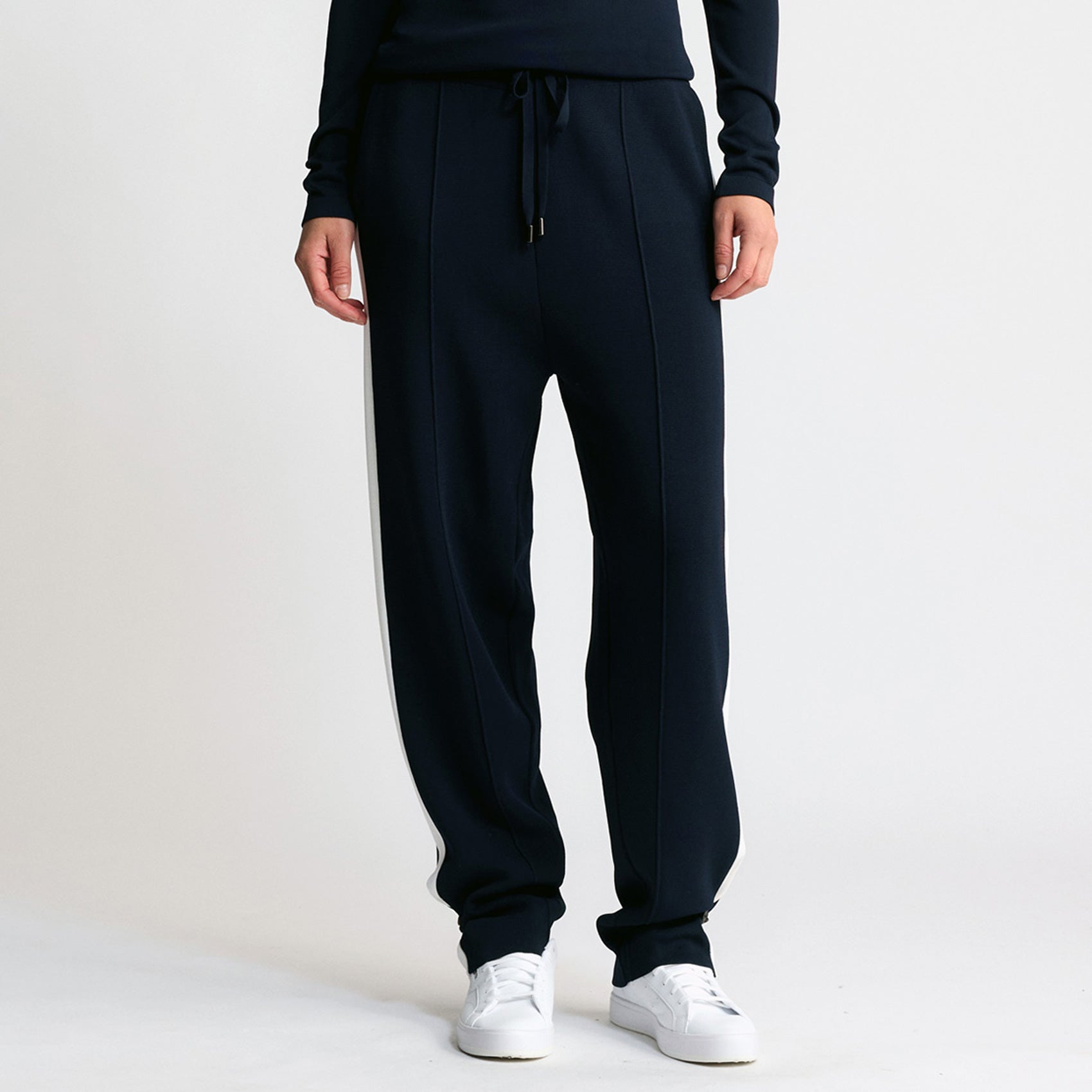 Base Layer Wide Leg Trouser | Navy