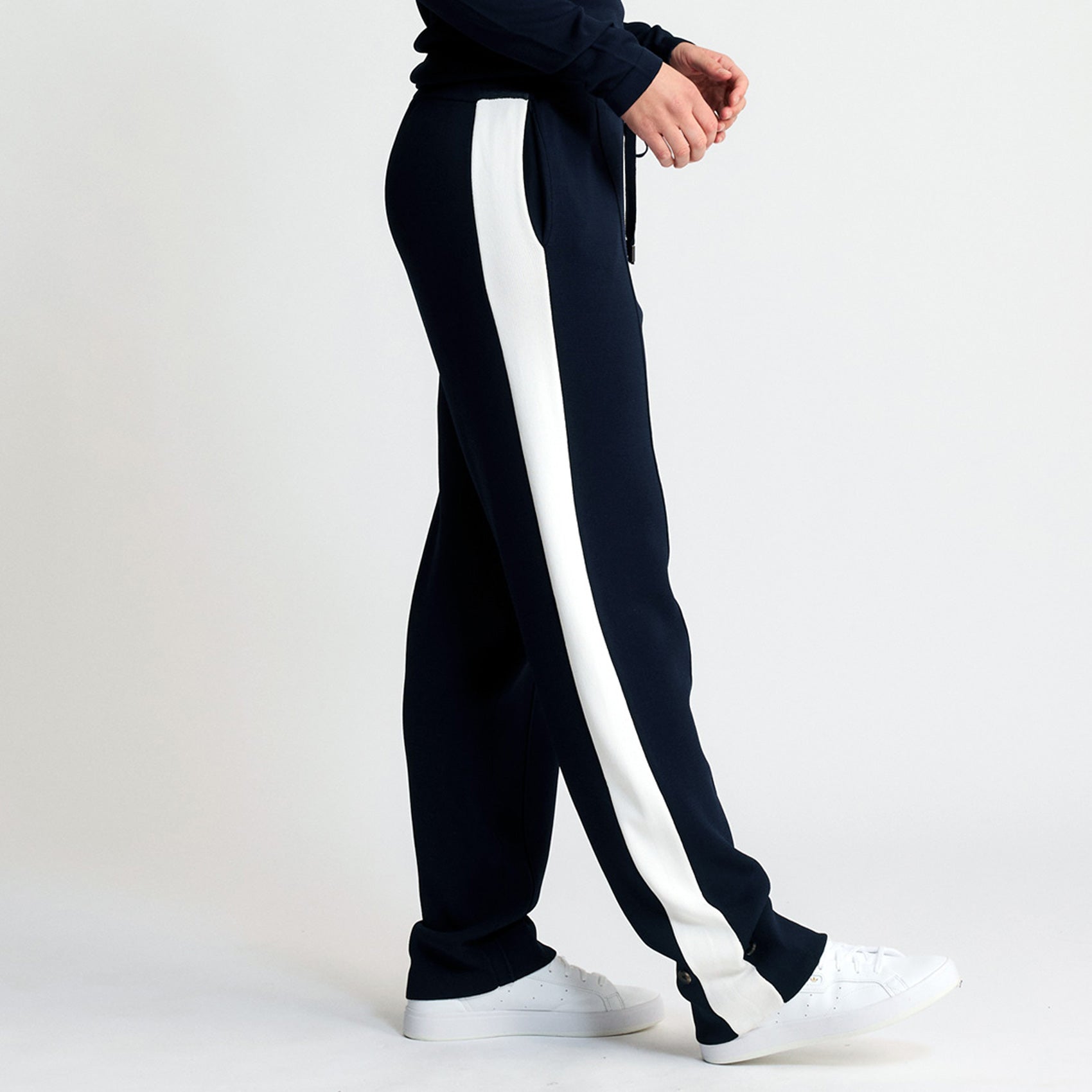 Base Layer Wide Leg Trouser | Navy