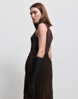Gabriella Skirt | Coffee Suede