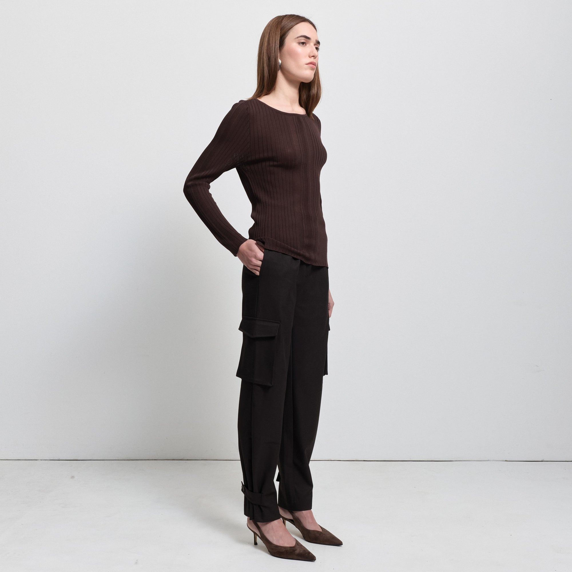 Base Layer Long Sleeve Knit | Espresso